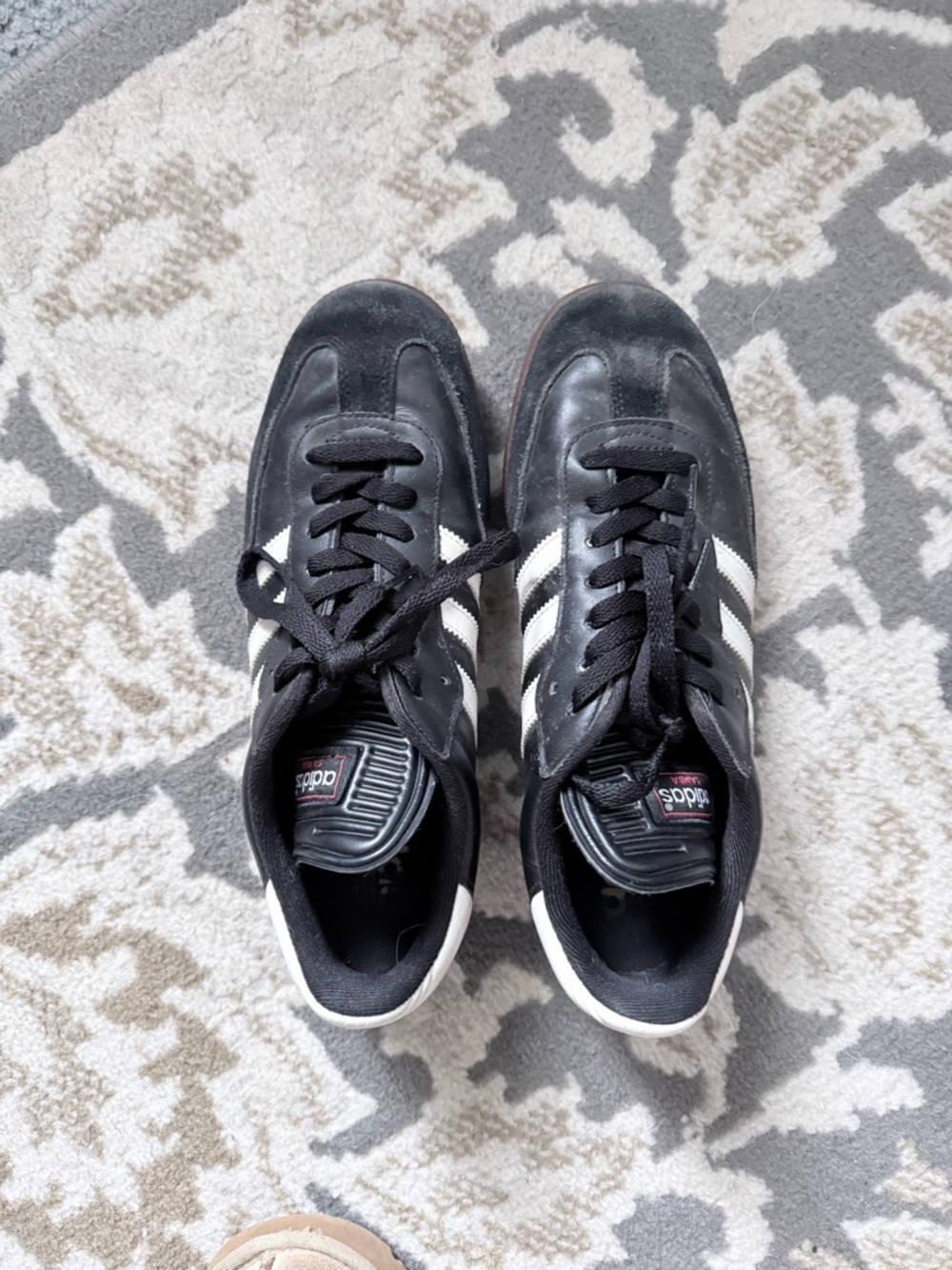 adidas Black & White Samba Sneakers